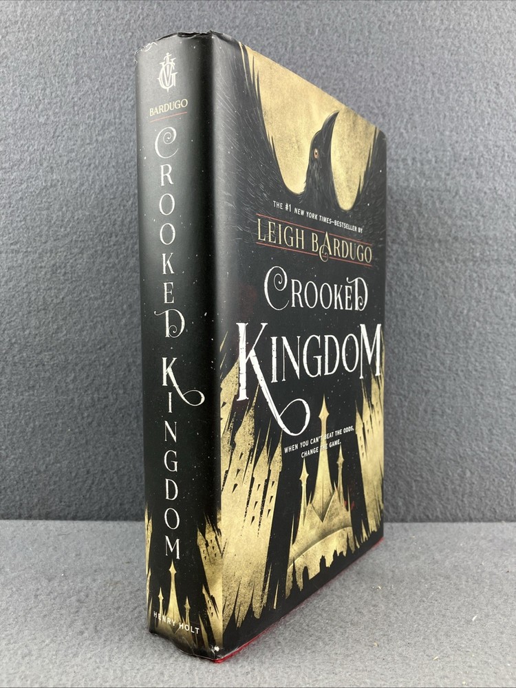 Crooked Kingdom A Sequel to Six of Crows Leigh Bardugo Hardcover Sprayed Pages