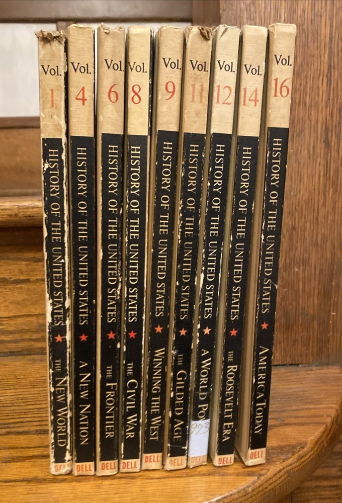 American Heritage History of the United States Lot Of 9 SET Dell Books