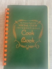Vintage Social Club Community Cookbook 1974 Edition with 228 Pages