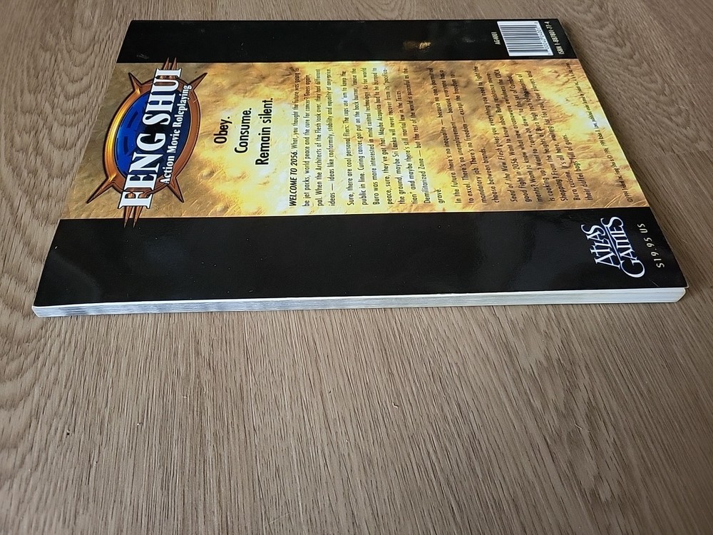 Seed of the New Flesh (Feng Shui 1E) 1999 AG4001 Atlas Games RPG Book