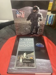 Man on the Moon 🌖 3 Books in Box set (1999, Hard Book) 960 pages *GREAT GIFT*