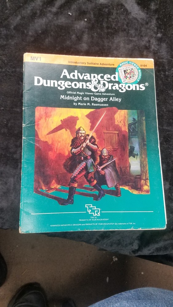 Dungeons and Dragons Midnight on Dagger by Merle Rasmussen 1984 MV1 9104