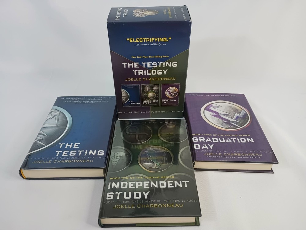 Testing Trilogy by Joelle Charbonneau Box set Hardcover Testing Independent Stud