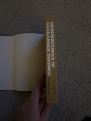 Reminiscences of Alexander Toponce, Written by Himself