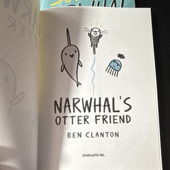 Ben Clanton Narwhal and Jelly Book Lot of 4 Scholastic PB Illustrated Ages 4-8