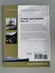 US Navy Light Cruisers 1941-45 by Mark Stille Osprey Paperback