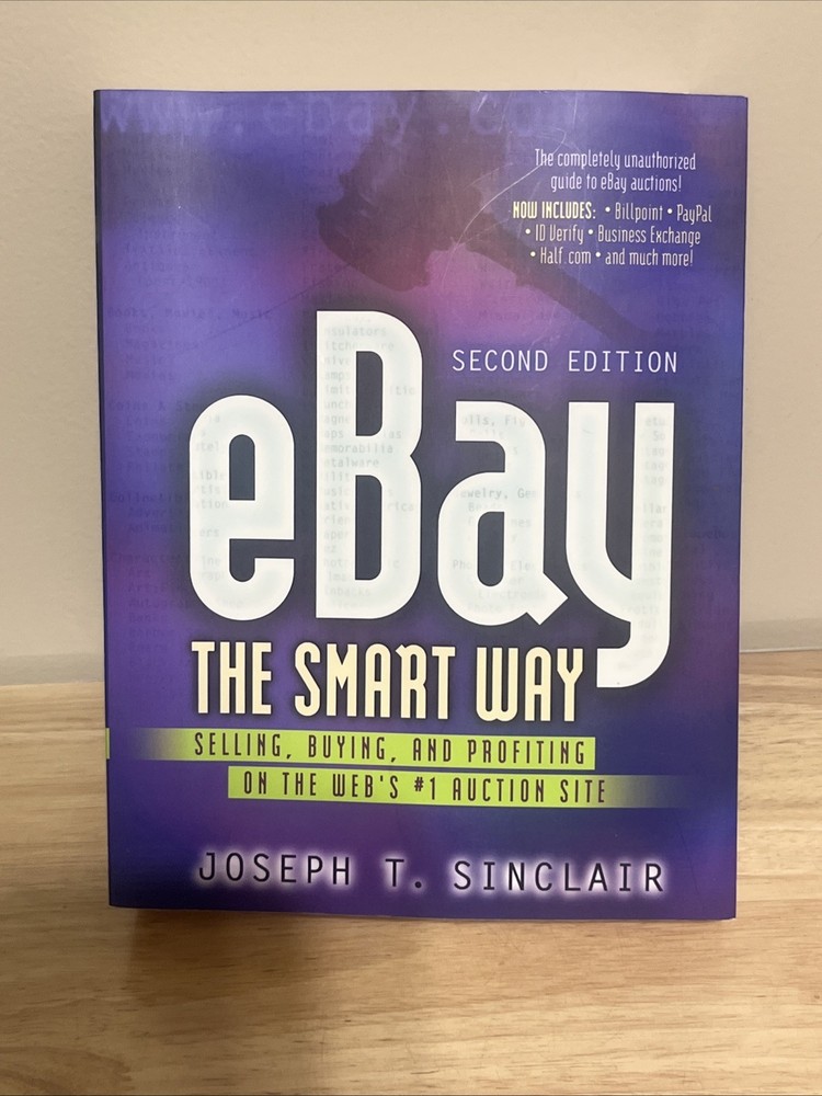 The Smart Way To Sell On eBay ( second edition) business/auction selling Book