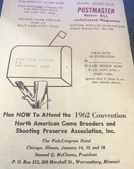 Vintage Game Bird Breeders Pheasant Fanciers Gazette Magazine May/June 1961
