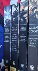Huge Epic Fantasy Book Lot 11x – Glen Cook Black Company, Garrett PI, Erikson
