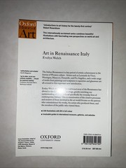 Art in Renaissance Italy : 1350-1500 by Evelyn Welch (2001, Uk-Trade Paper)