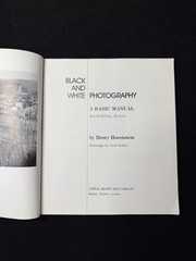 Black & White Photography Basic Manual Henry Horenstein 1989 Second Edition