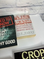 Lot of 8 UFO Alien Books Paranormal Unexplained Phenomena Crop Circles Sci-Fi