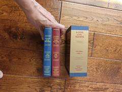 Lives of the Saints 2-Volume Set Illustrated Hardcover Catholic Book Publishing