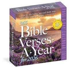 365 Bible Verses-A-Year – Calendar, by Workman Calendars – Very Good