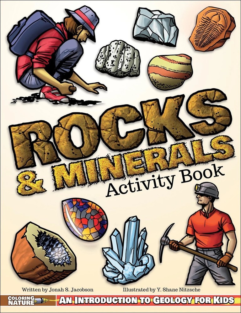 Rocks & Minerals Activity Book: An Introduction to Geology for Kids used