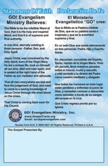 Bible Gospel Tracts: English/Spanish, Pack of 40 in 4 Covers, 20 Pages Each