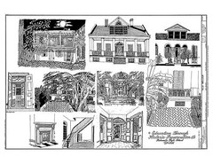 Historic House Plan Drawings of New Orleans – Books 1-5 Full Set – Architecture