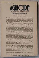 AGRICIDE By Michael W. Fox PB VTG