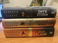 Empyrean Series by Rebecca Yarros Lot of 3 Onyx Storm Sprayed Pages