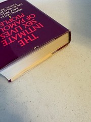 The Intimate Sex Lives of Famous People Wallace 1981 Biography Delacorte Press