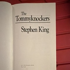 Stephen King The Tommyknockers Hardcover 1987 Dust Jacket Inscribed Ex Libris