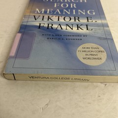 Man’s Search For Meaning by Viktor E. Frankl Paperback