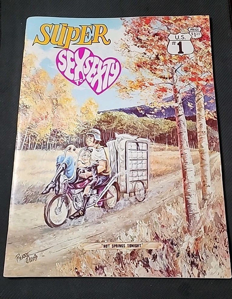 Vtg SUPER SEX TO SEXTY #1 Adult Humor Giant Comic Book Cartoon Magazine 1969