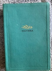Niv, Women’s Devotional Bible, Large Print, Leathersoft, Teal, Comfort Print