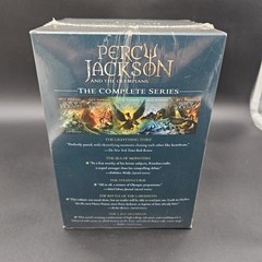 Percy Jackson and the Olympians 5 Book Paperback Boxed Set (w/poster) New Sealed