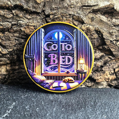 One More Chapter and Go to Bed Decision Maker Coin – Perfect for Book Lovers and