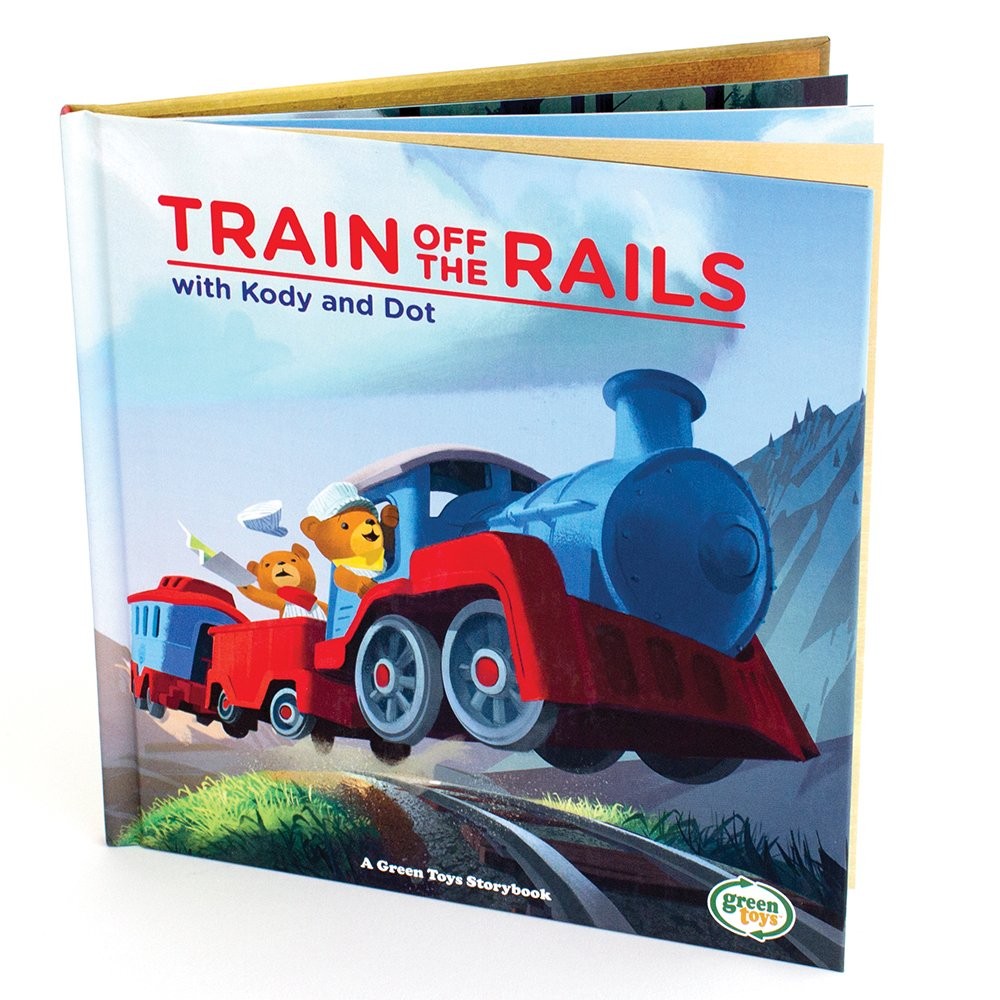 Green Toys Train Off The Rails Book – Robert Von Goeben – Very Good – See co…