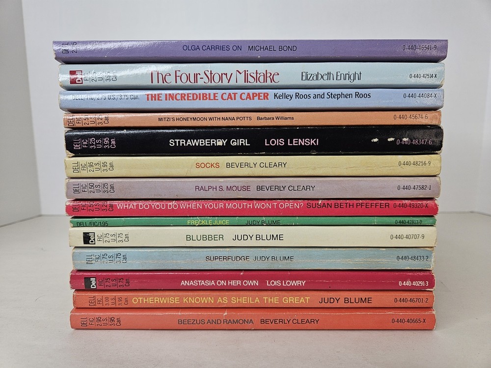 Vintage Dell Yearling Paperback Books Lot of 14 Softcover 1980s