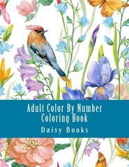 ADULT COLOR BY NUMBER COLORING BOOK: JUMBO BIG COLORING BY By Daisy Books *NEW*