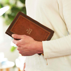 1611 KJV with Apocrypha, Brown Leathersoft: Holy Bible