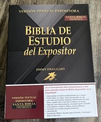 BIBLIA DE ESTUDIO DEL EXPOSITOR DE JIMMY SWAGGART COLOR VINO