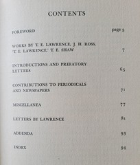 T. E. Lawrence: A Bibliography Elizabeth W. Duval 1938 1st Edition Arrrow Ed.
