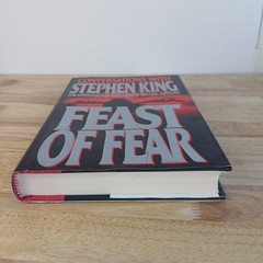 Feast of Fear Conversations with Stephen King 1992 First Edition Nonfiction