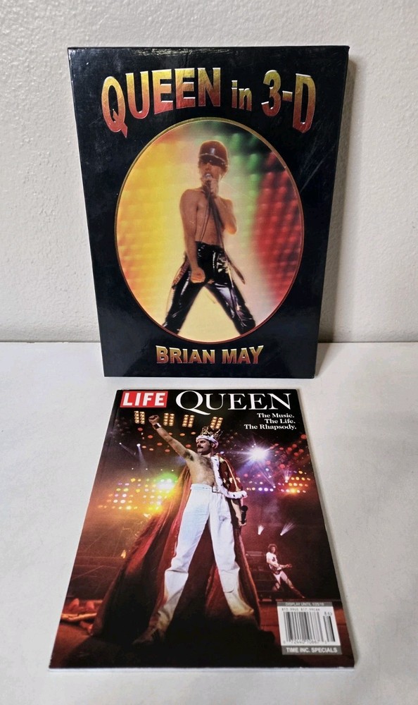 Queen In 3D by Brian May (Hardcover) – Stereo Book + Life Magazine