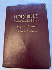 VTG 1997 Holy Bible: People’s Parallel Edition, KJV NLT Red Letter Leather Bound