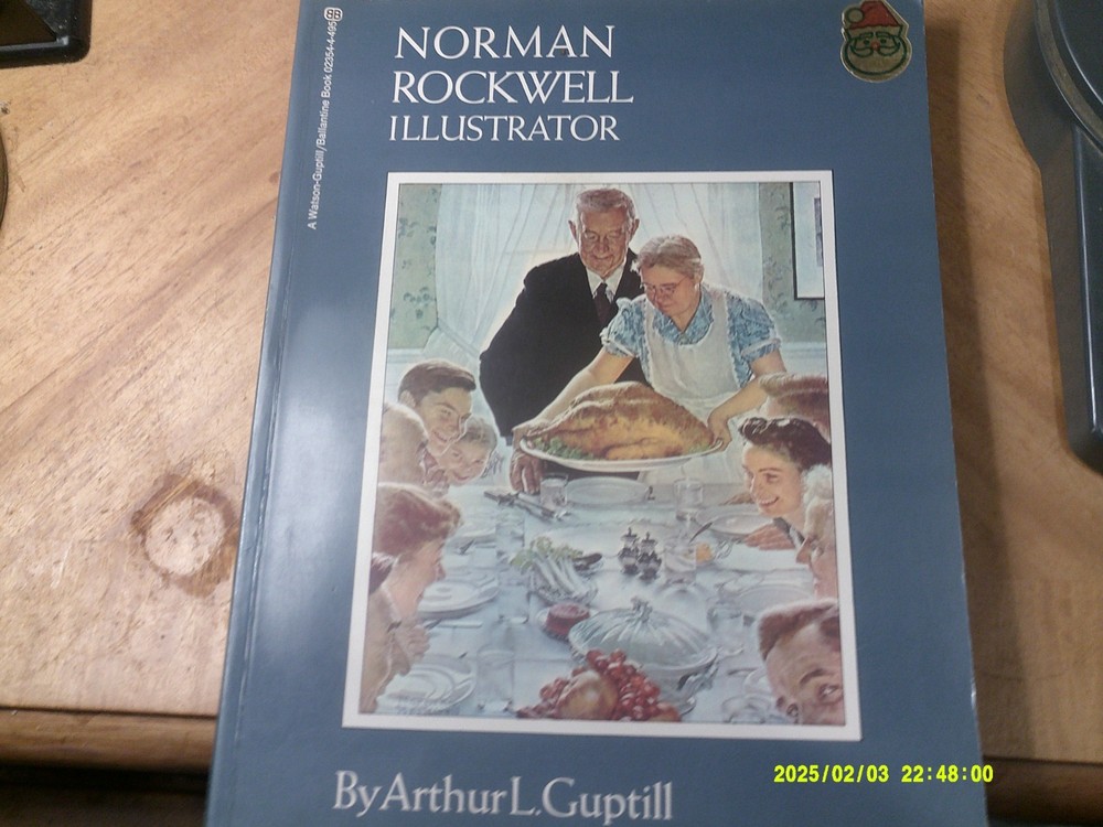 Norman Rockwell Illustrator by Arthur L Guptill-208 Pages 12″ x 9″-1st Printing
