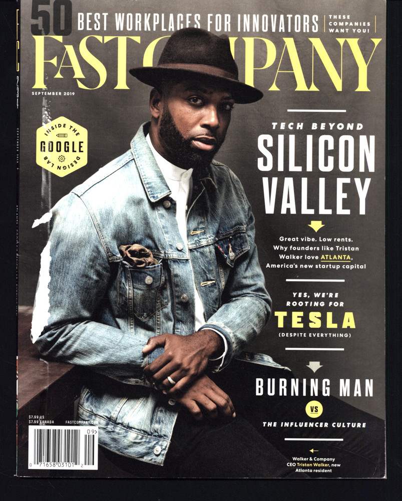 FAST COMPANY MAGAZINE 2019 SEPT. TECH BEYOND SILICON VALLEY TESLA BURNING MAN