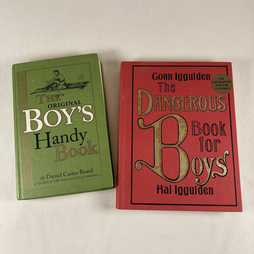 The Dangerous Book For Boys Handy Hal Iggulden Daniel Beard Hardcover Lot of 2