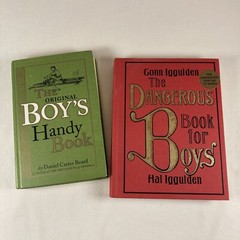 The Dangerous Book For Boys Handy Hal Iggulden Daniel Beard Hardcover Lot of 2