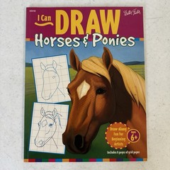 Lot Of 6 I Can Draw Books Animals Dinosaurs Bugs everything horses, and ponies
