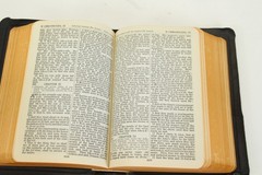 Vintage Holy Bible Self-Pronouncing KJV National Bible Press 119 Leather