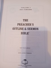 The Preacher’s Outline & Sermon Bible—KJV—-3 Volume Set—-NO SLIPCASE