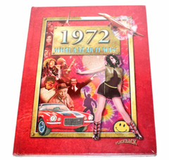 1972 What A Year It Was Book Birthday Coffee Table Flickback Gift HC NEW