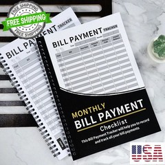 2PCS Monthly Bill Payment Checklist: Bill Tracker Notebook, the 4-Year Guide