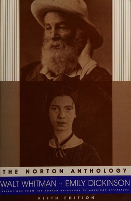 The Norton Anthology – Walt Whitman & Emily Dickinson FisicalBook