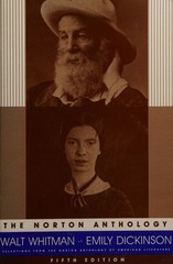 The Norton Anthology – Walt Whitman & Emily Dickinson FisicalBook